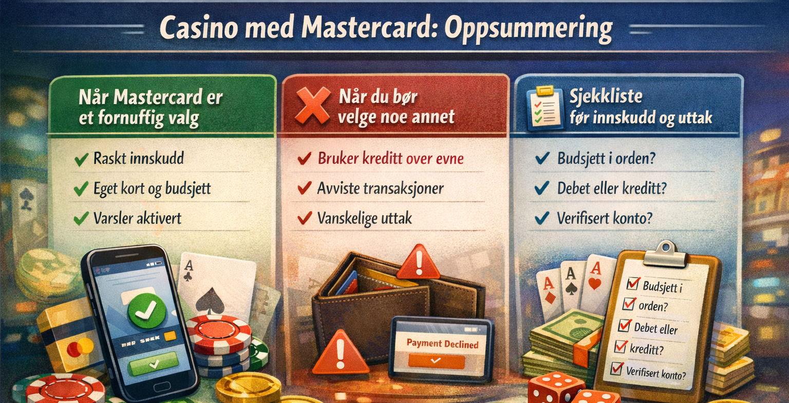 casino med mastercard